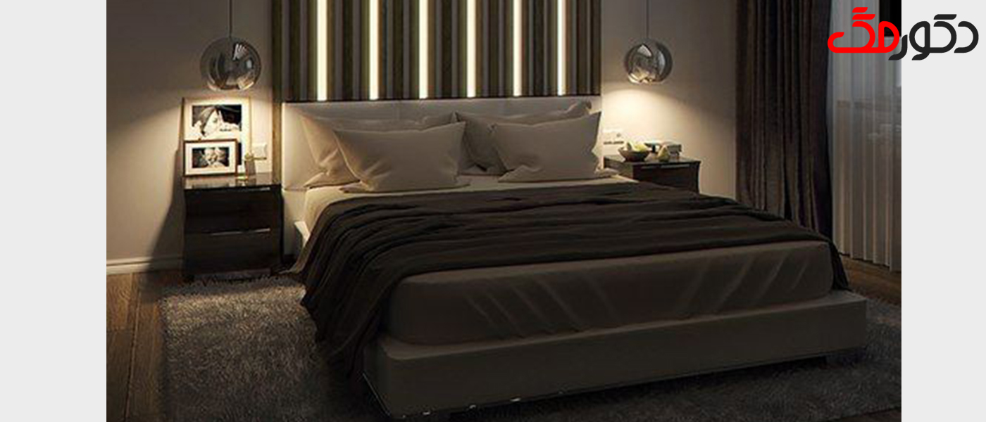 روشنایی و نورپردازی اصولی اتاق خواب با لوستر