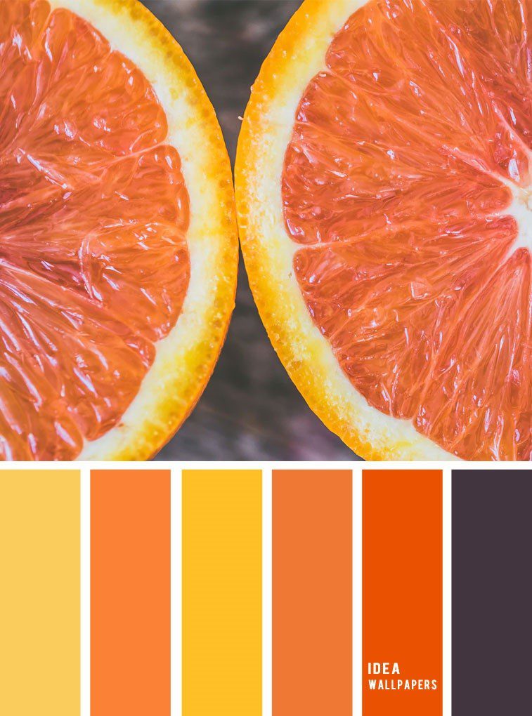 ترکیب رنگ نارنجی