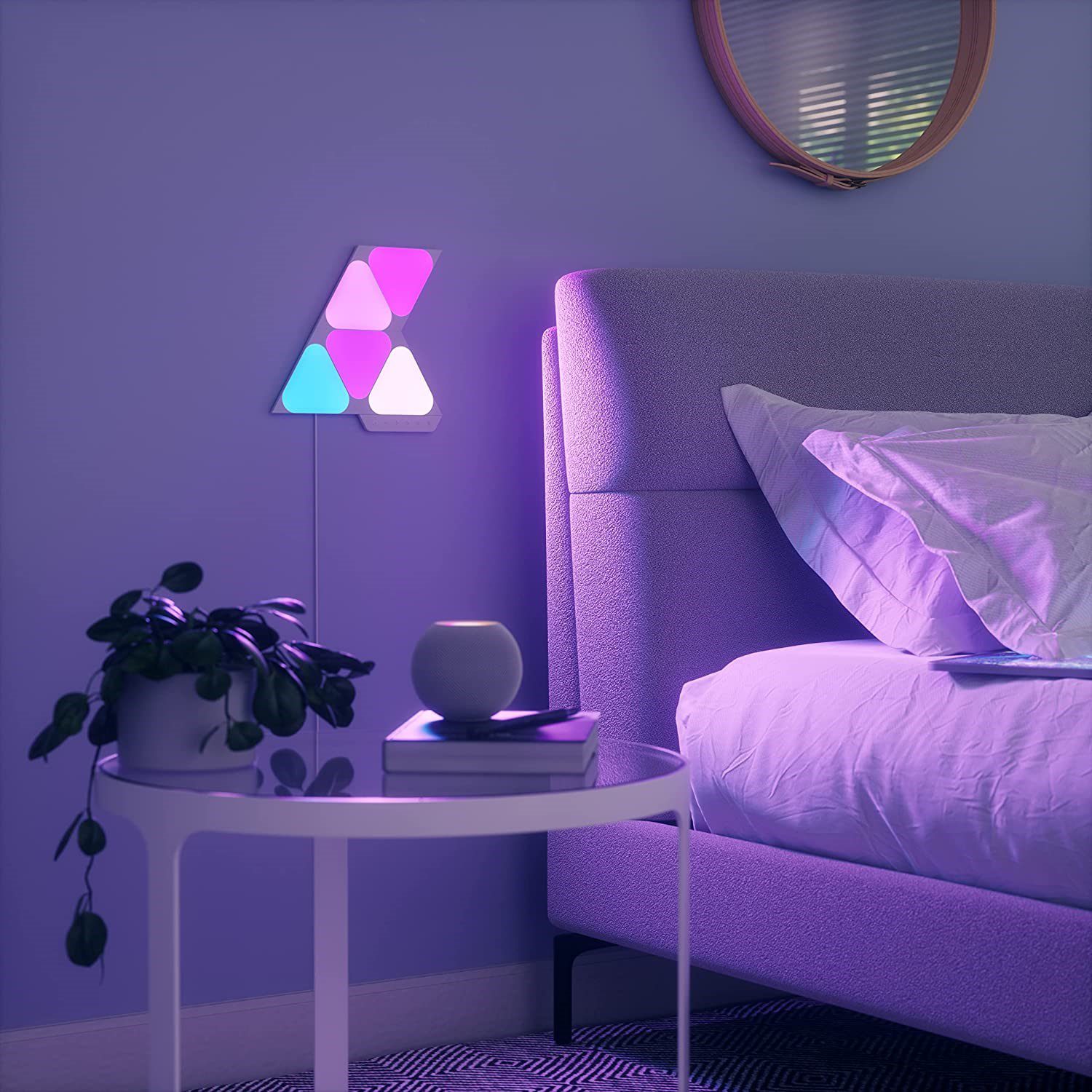 نورپردازی اتاق خواب با LED های RGB