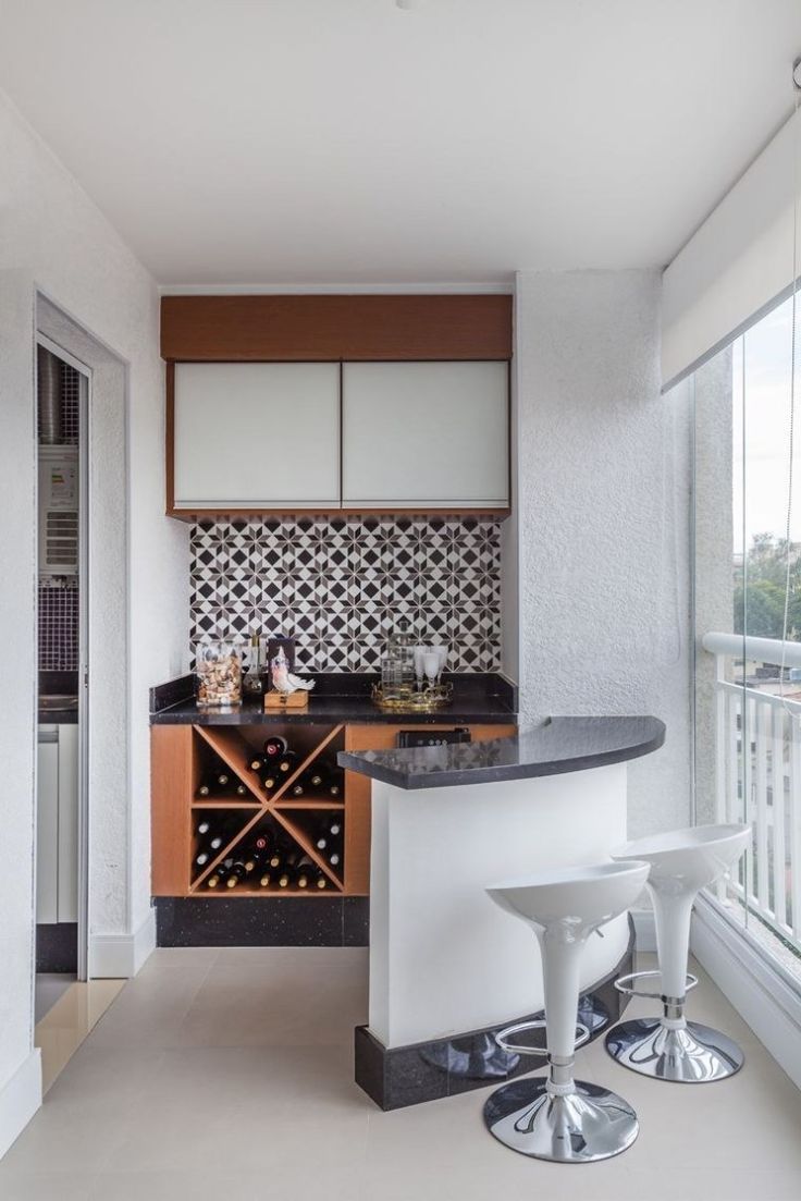 کافه بار خانگی مدرن در تراس