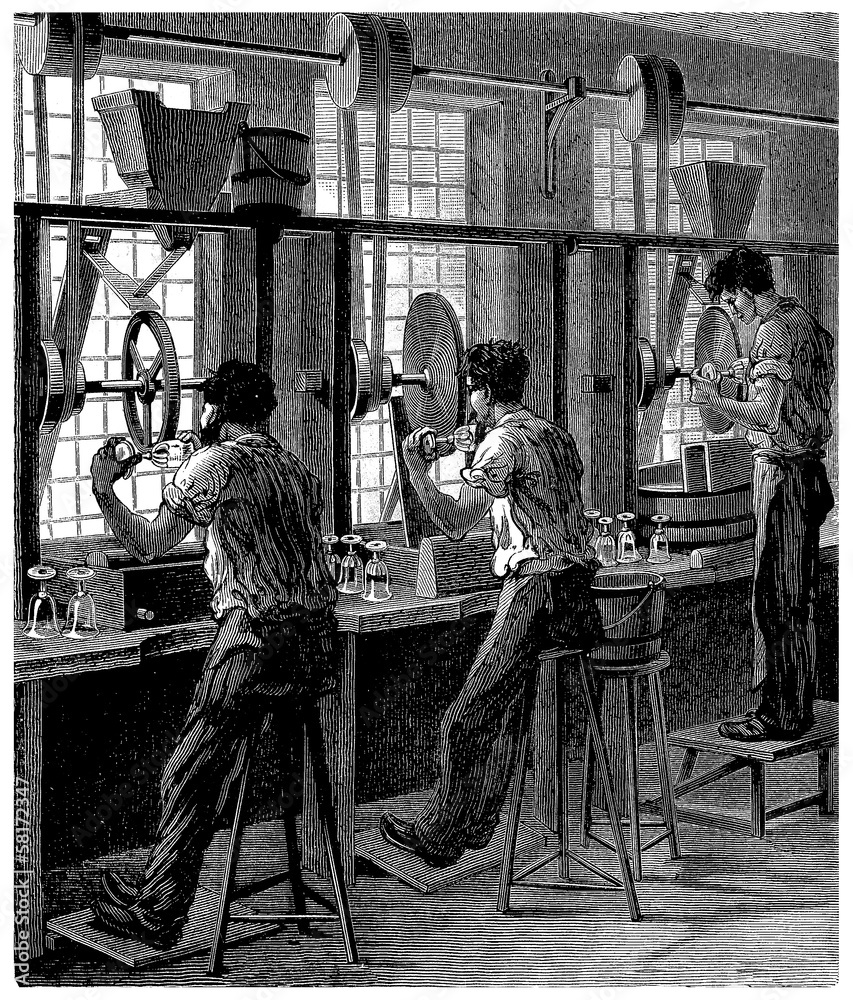انقلاب بلورین و آغاز بکار صنعتگران شیشه و کریستال در ونیز