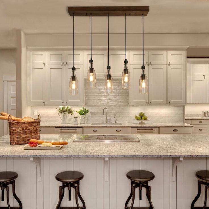 جدیدترین لوستر آشپزخانه با لامپ خای ادیسونی