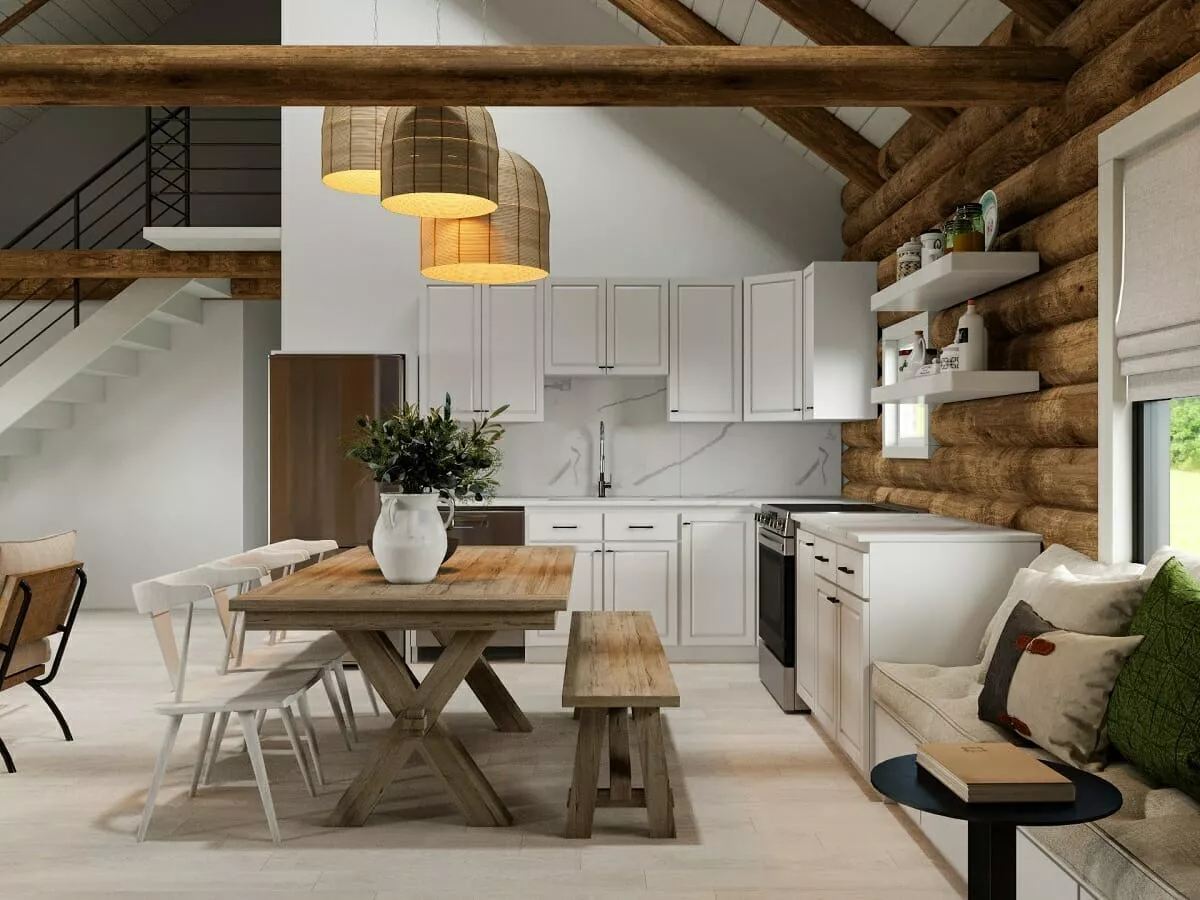 طراحی آشپزخانه به سبک خانه های کشاورزی