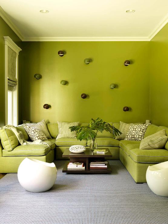 رنگ سبز زیتونی در دکوراسیون داخلی