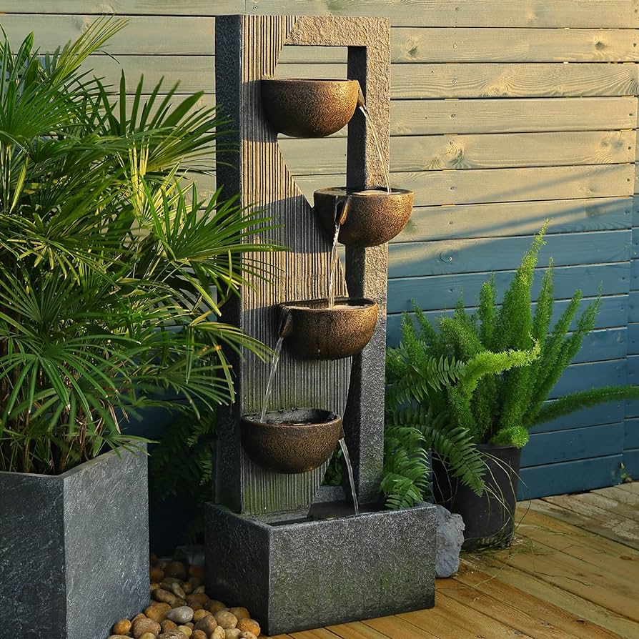 آبنمای کفی و ایستاده