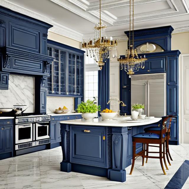 لوستر نئوکلاسیک آشپزخانه