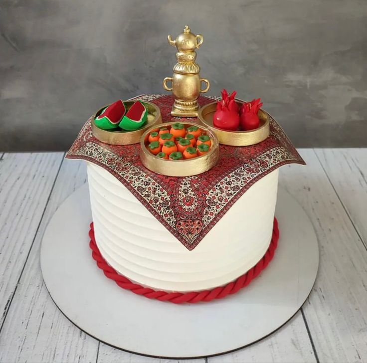 عکس خفن دیزاین شب یلدا برای عروس