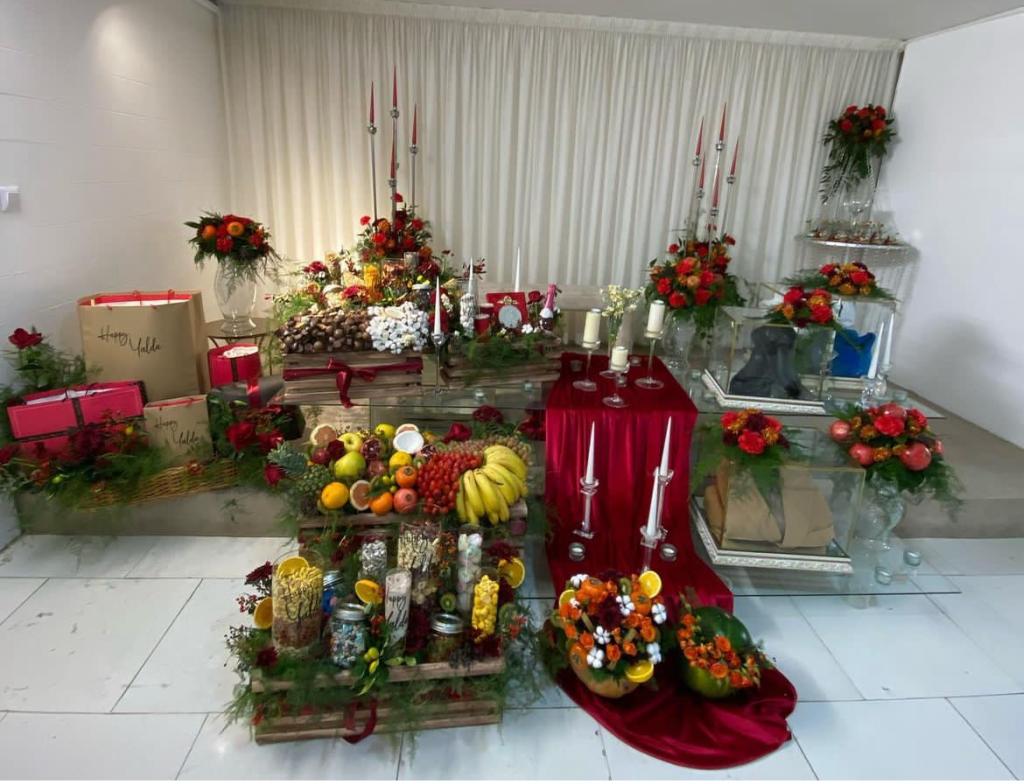 عکس خفن دیزاین شب یلدا برای عروس