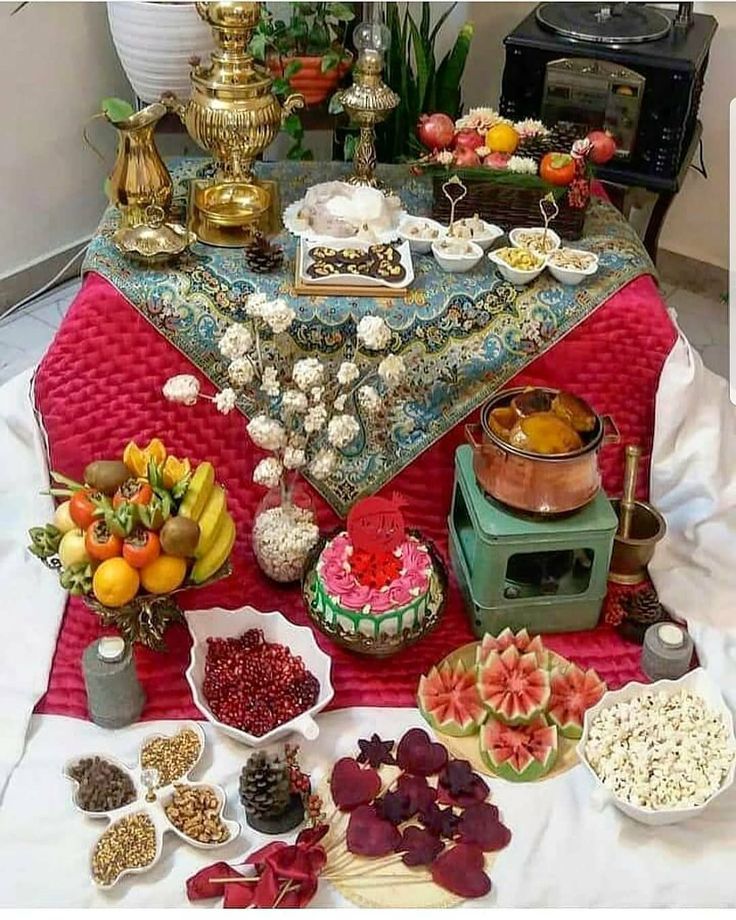 عکس خفن دیزاین شب یلدا برای عروس