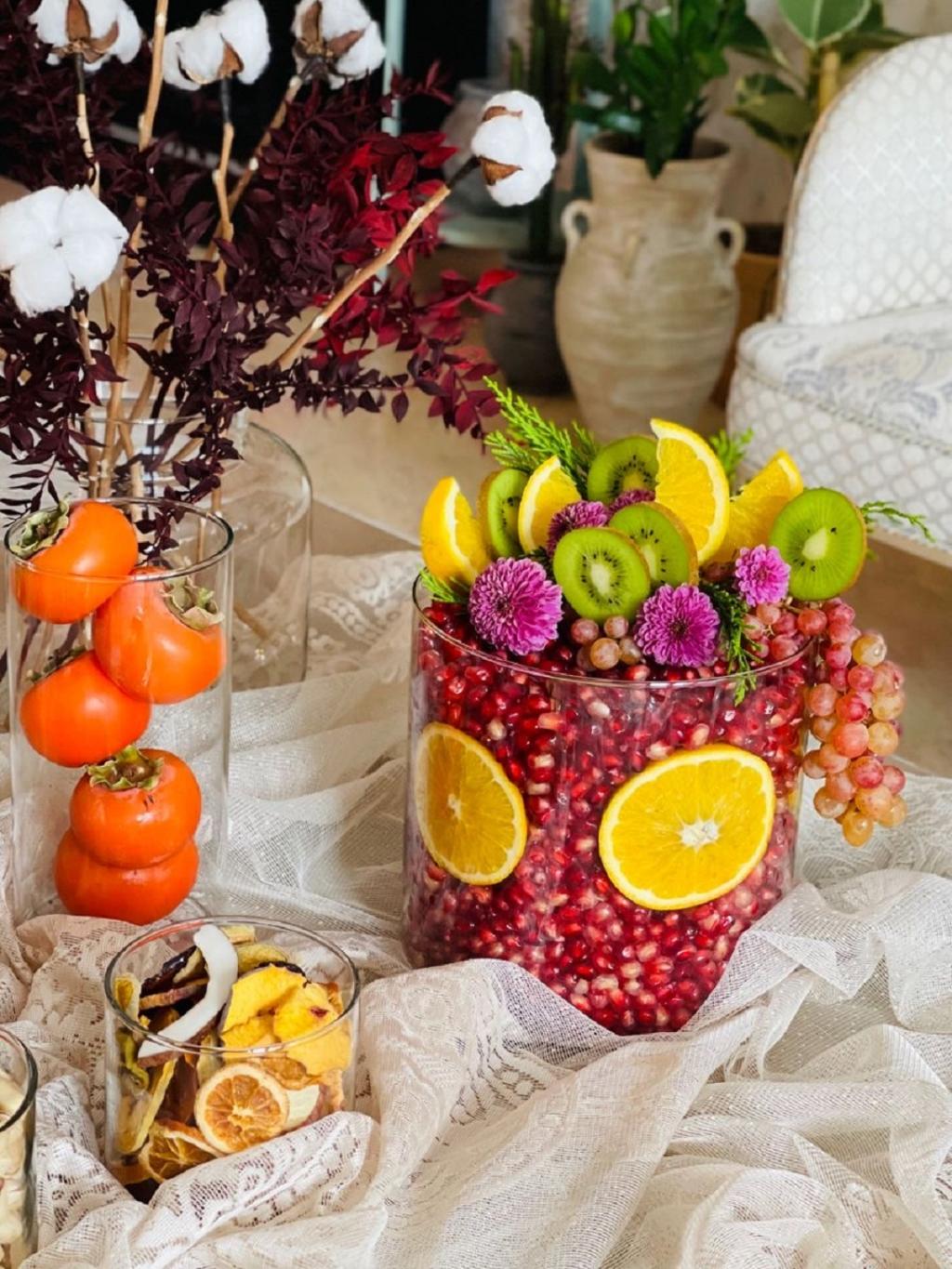 عکس خفن دیزاین شب یلدا برای عروس