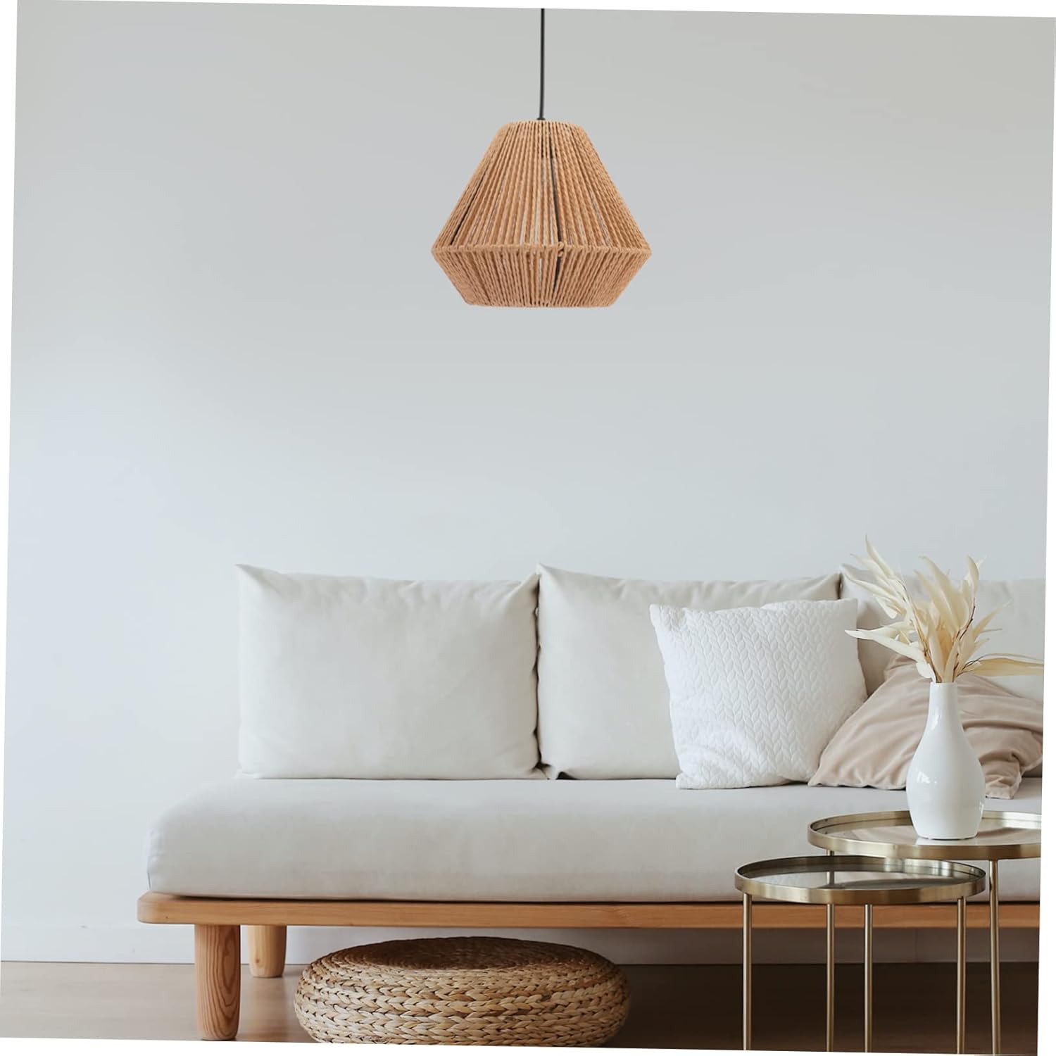 خرید لوستر حصیری مدرن