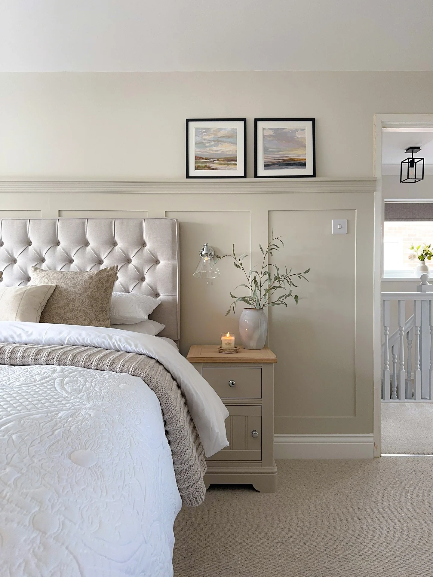 دکوراسیون اتاق خواب دنج با خنثی‌های نرم و آرام