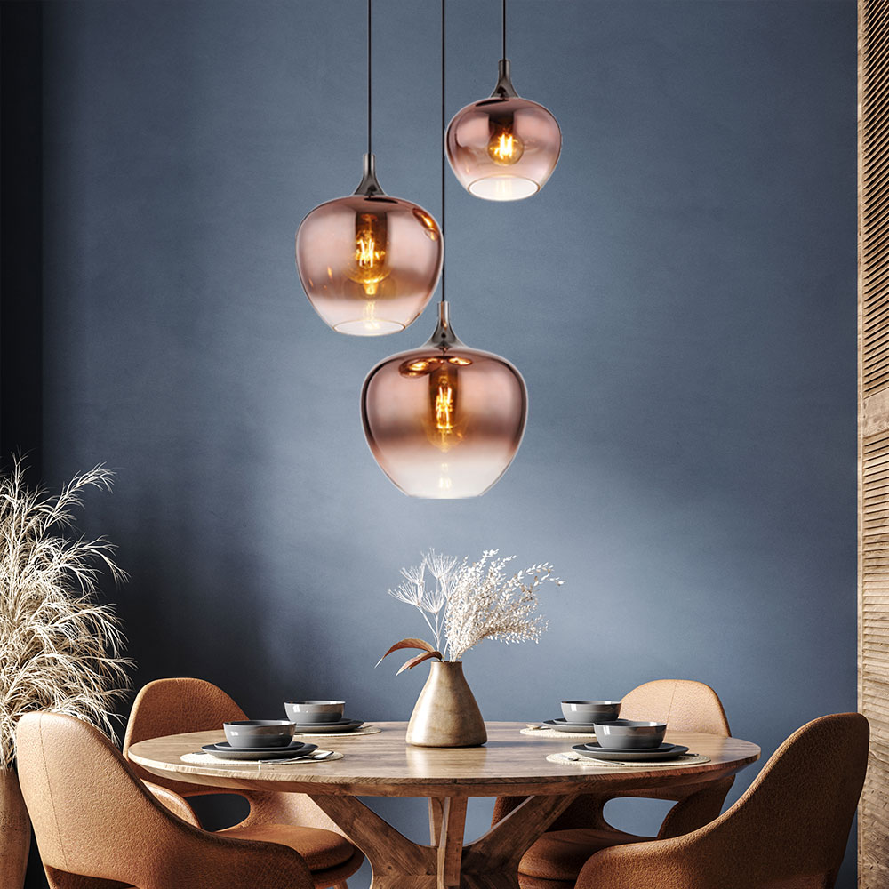 خرید چراغ آویز سه شعله