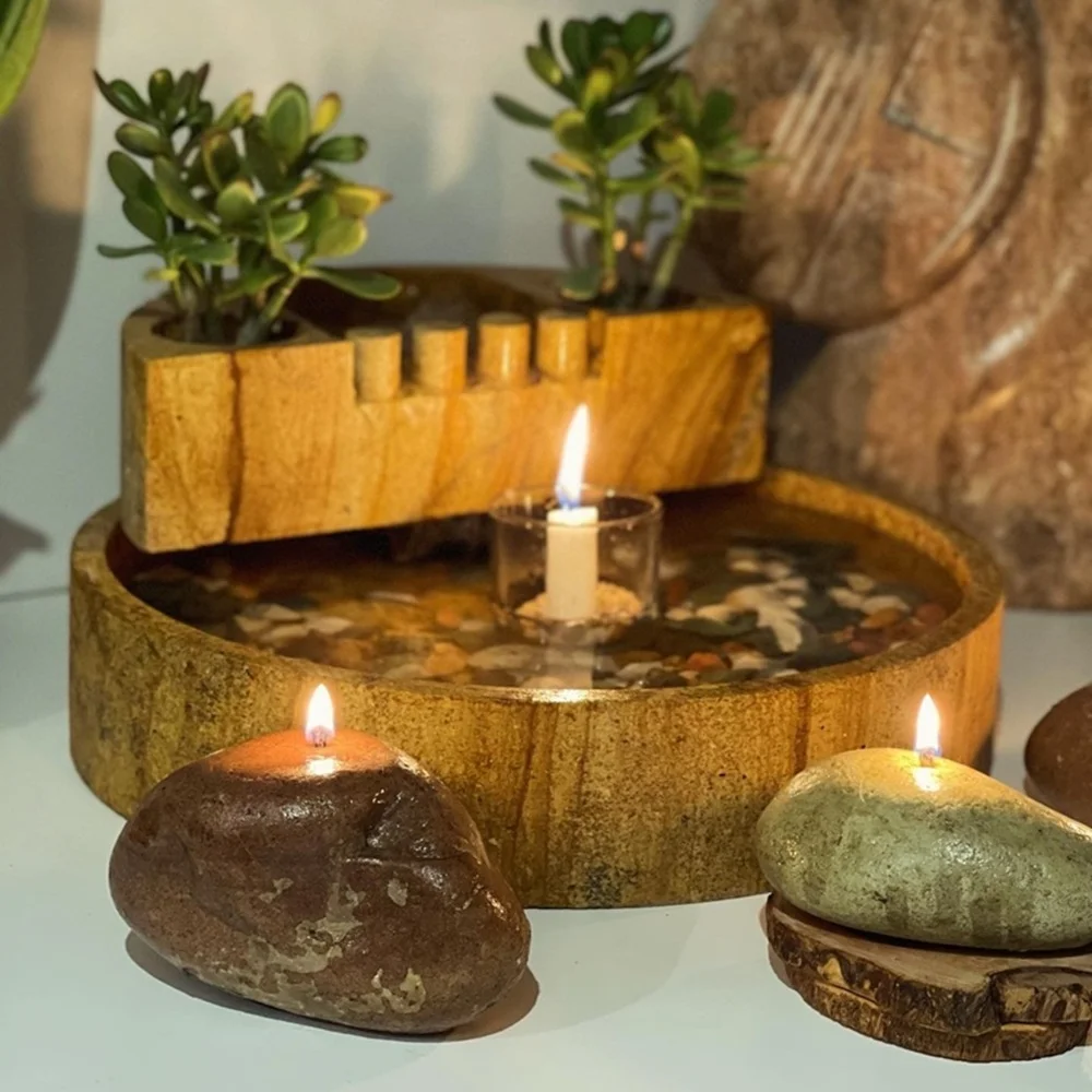 آبنما سنگی مدرن جاشمعی