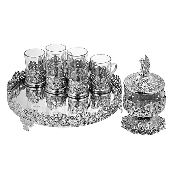 سرویس چای خوری نقره