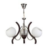 لوستر چشمه نور 3 شعله کد 887/3BR قهوه ای