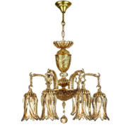 لوستر چشمه نور 6 شعله کد C2777/6 آنتیک