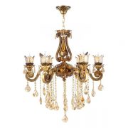 لوستر دایکاست چشمه نور6 شعله کد M3510/6A آنتیک