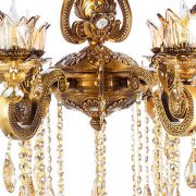 لوستر دایکاست چشمه نور6 شعله کد M3510/6A آنتیک