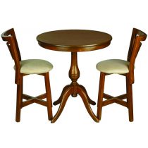 میز و صندلی ناهار خوری چوبی چشمه نور کد MA-6042-CR کرم