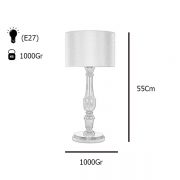 آباژور چشمه نور مدل MT7019/BR-CR شید کرم