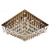 لوستر سقفی کریستالی چشمه نور کد A6638/60-60-S-G طلایی