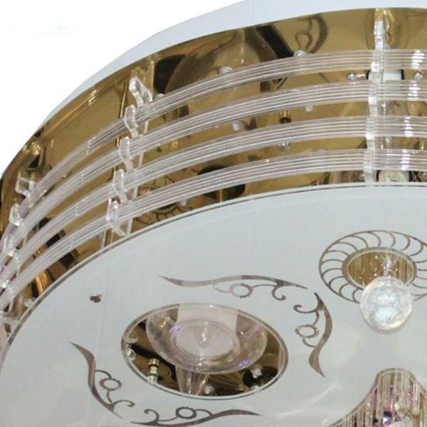 لوستر سقفی دایکاست چشمه نور کد 90063G طلایی