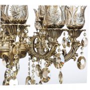 لوستر دایکاست 12 شعله چشمه نور مدل M3410/4-8-A آنتیک