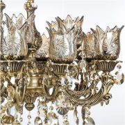 لوستر دایکاست 18 شعله چشمه نور مدل M3410/6-12-A آنتیک