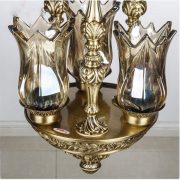 لوستر دایکاست 3 شعله چشمه نور مدل M3418/3-A آنتیک