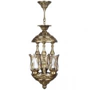 لوستر دایکاست 3 شعله چشمه نور مدل M3418/3-A آنتیک