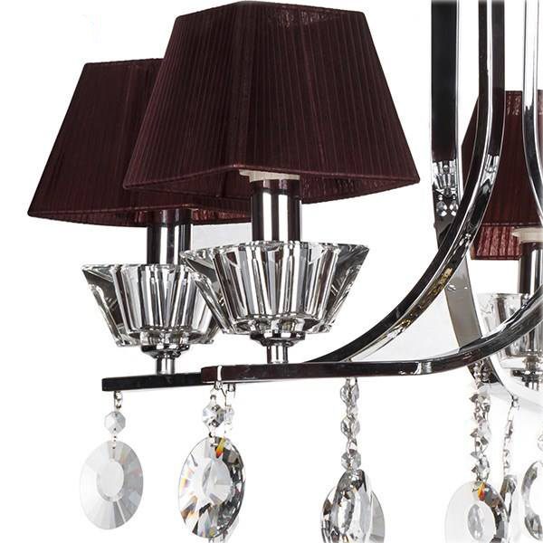 لوستر فلزی چشمه نور 5 شعله کد 876/5C کروم