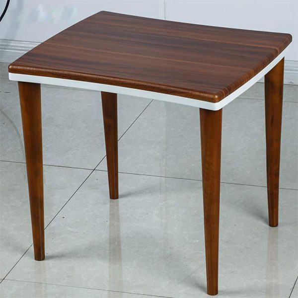 میز عسلی چوبی چشمه نور کد D-130-BR مجموعه 3 عددی