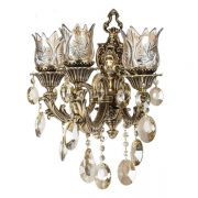 چراغ دیواری ۳ شعله چشمه نور مدل M3410/3W-A آنتیک