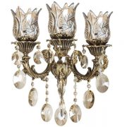 چراغ دیواری ۳ شعله چشمه نور مدل M3410/3W-A آنتیک - Image 2