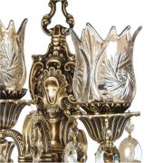 چراغ دیواری ۳ شعله چشمه نور مدل M3410/3W-A آنتیک - Image 3