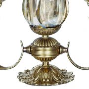 شمعدان آلومینیوم چشمه نور کد C2993.1T-A آنتیک