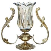 شمعدان آلومینیوم چشمه نور کد C2993.1T-A آنتیک