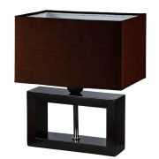 آباژور رومیزی چوبی چشمه نور مدل MT7068.BR-BR