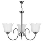 لوستر و چراغ دیواری چشمه نور کد  A856/3-1-C-Pro - Image 2