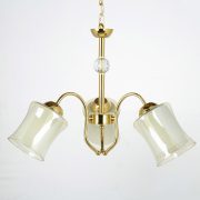 لوستر و چراغ دیواری چشمه نور کد  A833/3-1-G-Pro مجموعه دو عددی - Image 2