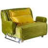 مبل تخت خواب شو یک نفره چشمه نور مدل MA-502/100-CR کرم