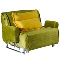 مبل تخت خواب شو یک نفره چشمه نور مدل MA-502/100-CR کرم