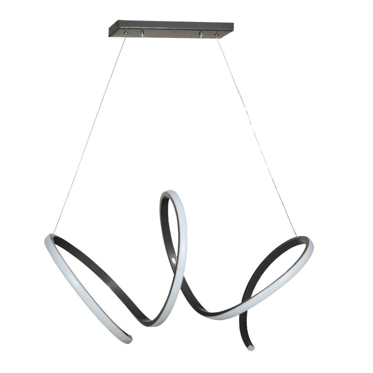 چراغ آویز چشمه نور کد A6386/1H-BK