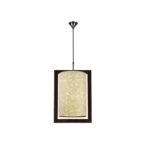 چراغ آویز چشمه نور کد A7039/1H-BR-MIX طرح دار