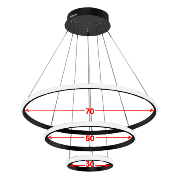 لوستر مدرن چشمه نور کد FA6602/3H - Image 9