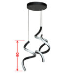 لوستر مدرن سه شعله چشمه نور کد L6364/3 - Image 15