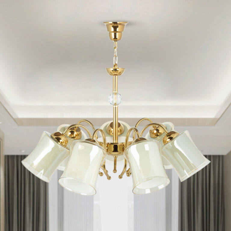 لوستر فلزی 7 شعله