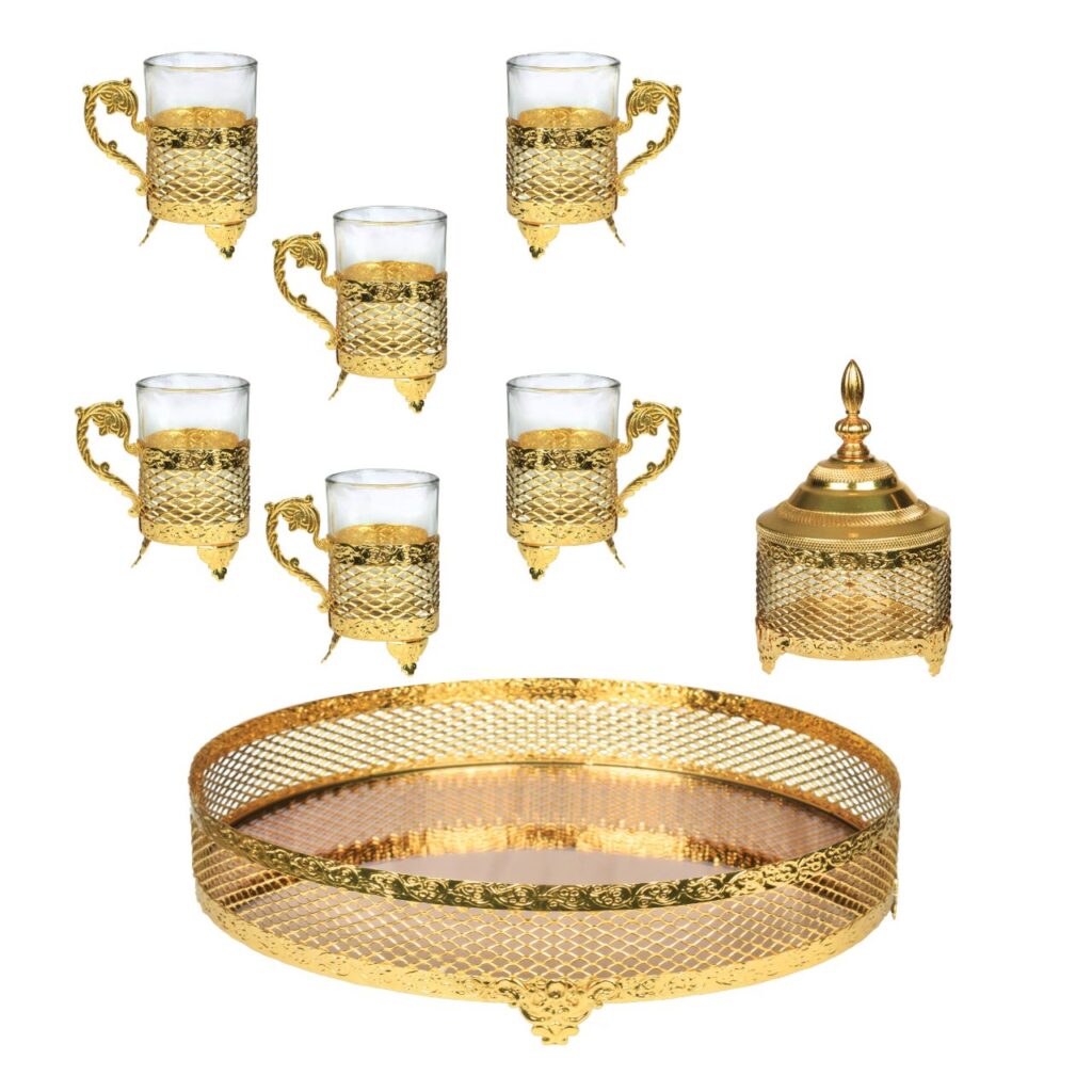 سرویس چای خوری طلایی