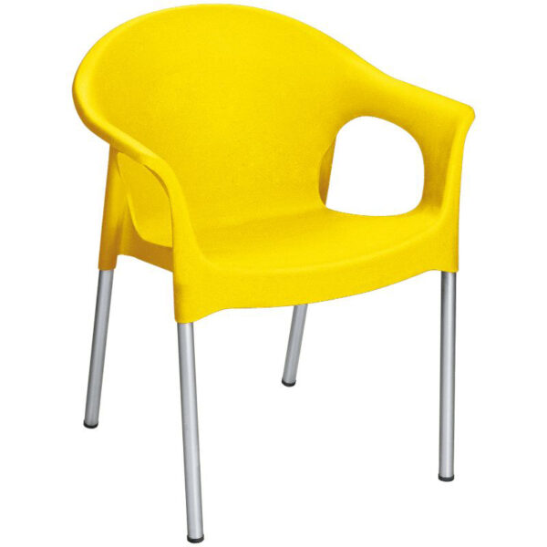 صندلی باغی زرد